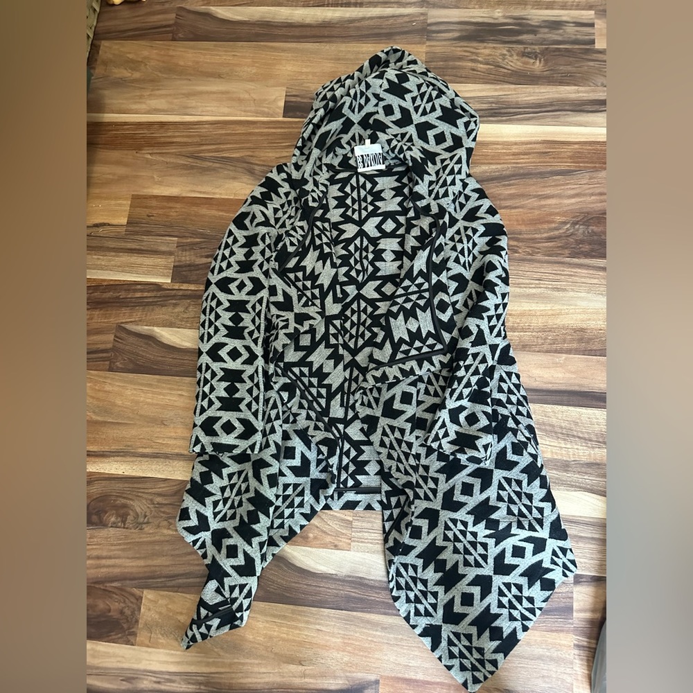 Bb Dakota southwestern print hooded jacket
